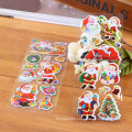 Myway Stock Wholesale Merry Christmas PVC vinyl cartoon 3d EVA foam puffy sticker